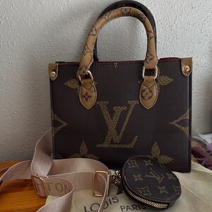 Louis Vuitton Brown Monogram Tote Bag
